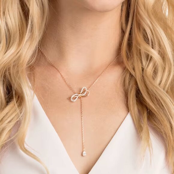 Swarovski Lifelong Bow necklace - Picture 1 of 10